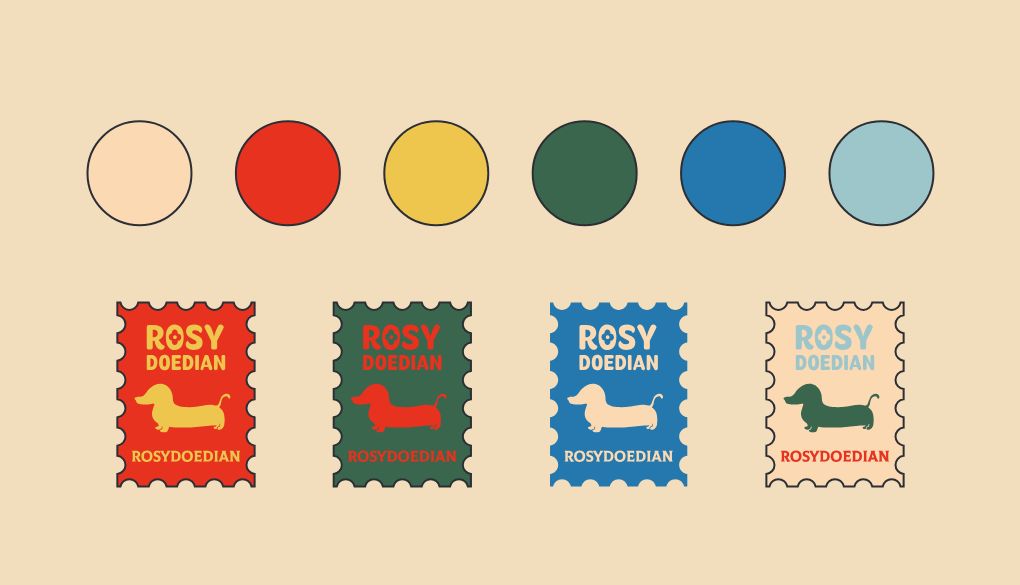 ROSYDOEDIAN TOYS brand identity